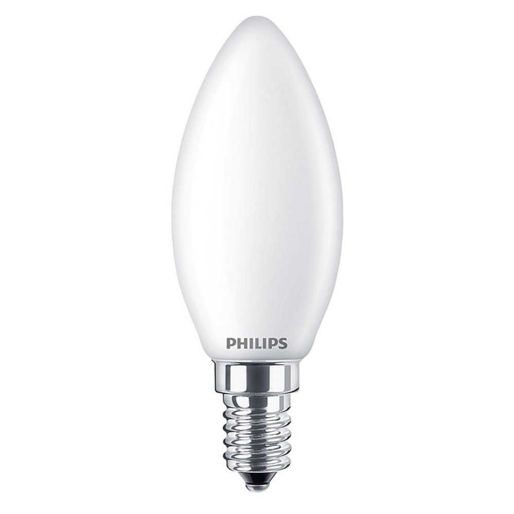 E-shop LED žiarovka E14 B35 4,3W = 40W 470lm 2700K teplá PHILIPS