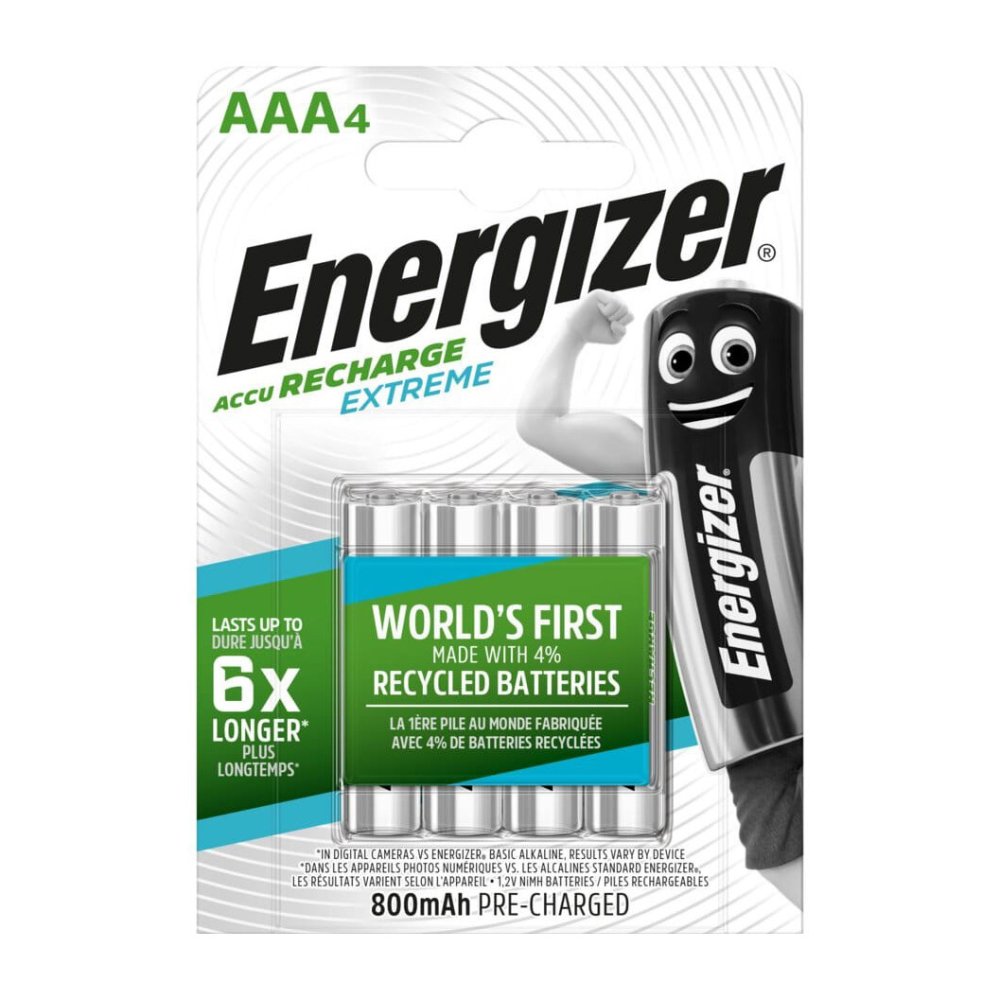 Batéria ENERGIZER EXTREME AAA HR3 BL4 800mAh 4ks