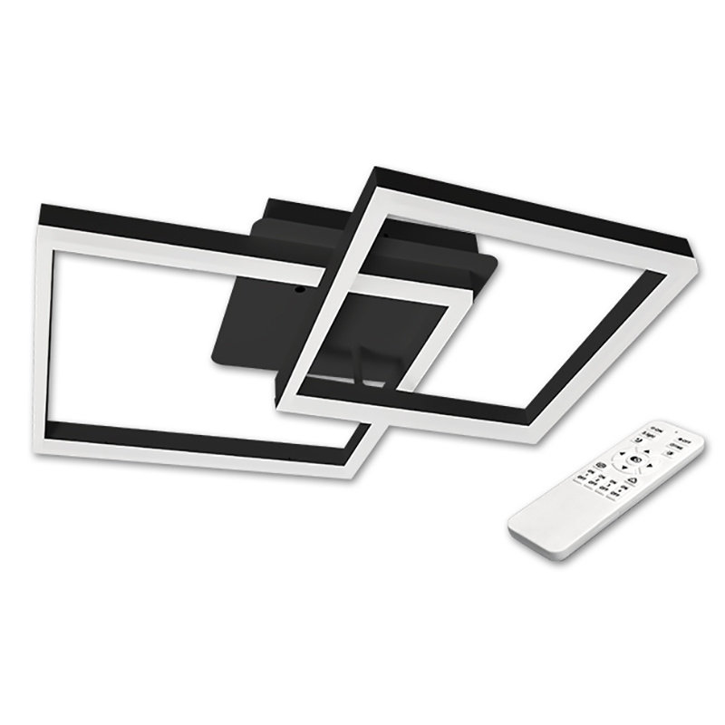 Stropné svietidlo LED 70W CCT GALAXIS HERKULES Black + diaľkové ovládanie