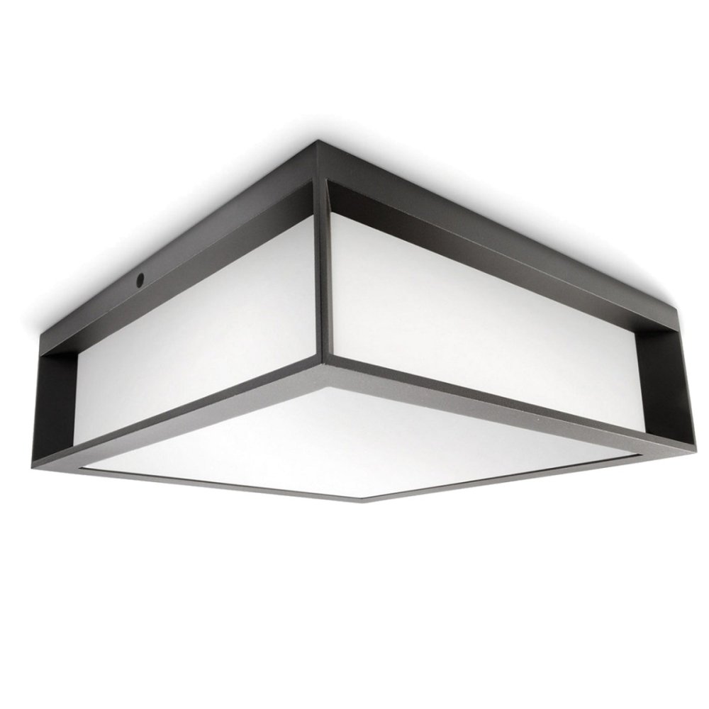 SKIES myGarden 2xE27 vonkajšie stropné svietidlo LED IP44 nástenné svietidlo Plafond Anthracite PHILIPS