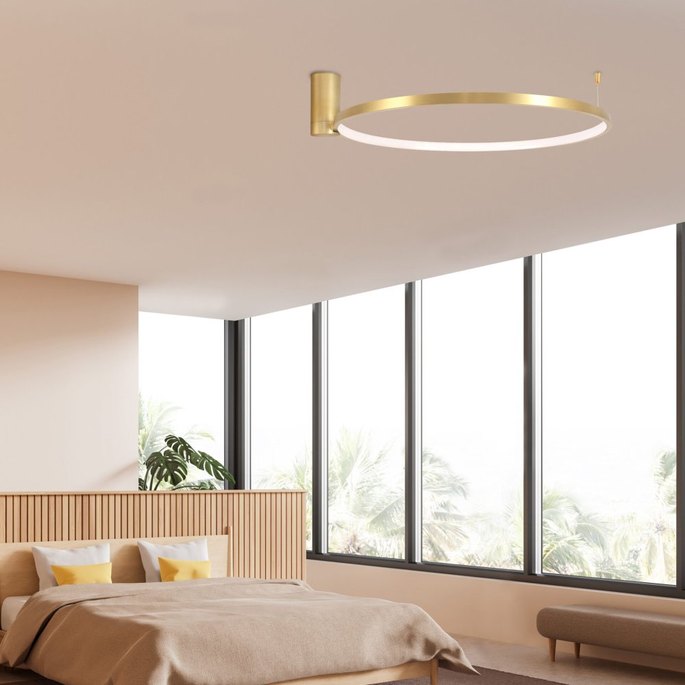 E-shop LED stropné svietidlo 20W 2600lm 4000K neutrálne zlaté NOEMI Sanico Goldlux