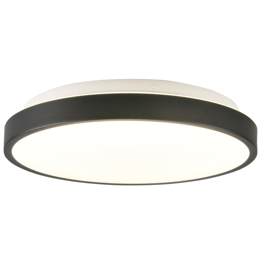 E-shop LED plafón stropný 15W 1600lm 4000K neutrálna 120° biely čierny Kern Sanico Goldlux