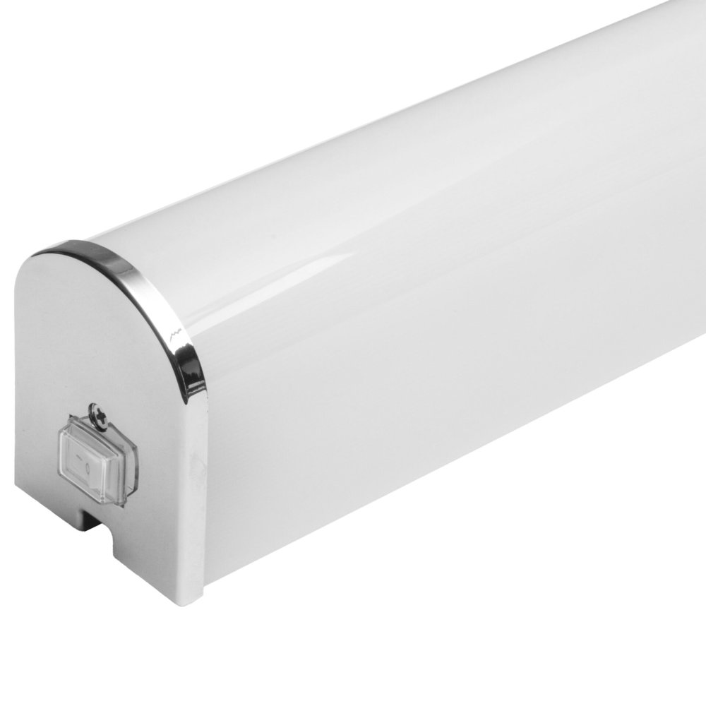 E-shop Nástenné svietidlo kúpeľňové 15W 1720lm 4000K neutrálna biela chróm IP44 ALEX