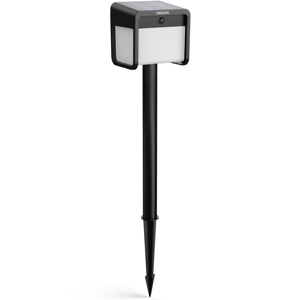E-shop Vonkajšie solárne svetlo 69 cm LED 1,8 W 250 lm 3000 K IP44 so senzorom pohybu a súmraku Ezra Ultra Efficient Philips