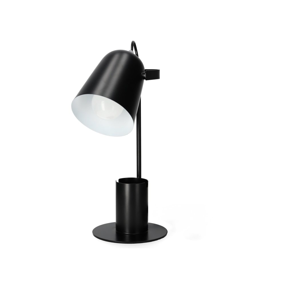 E-shop Stolná stolová lampa Pohyblivé školské nočné svetlo E27 čierna