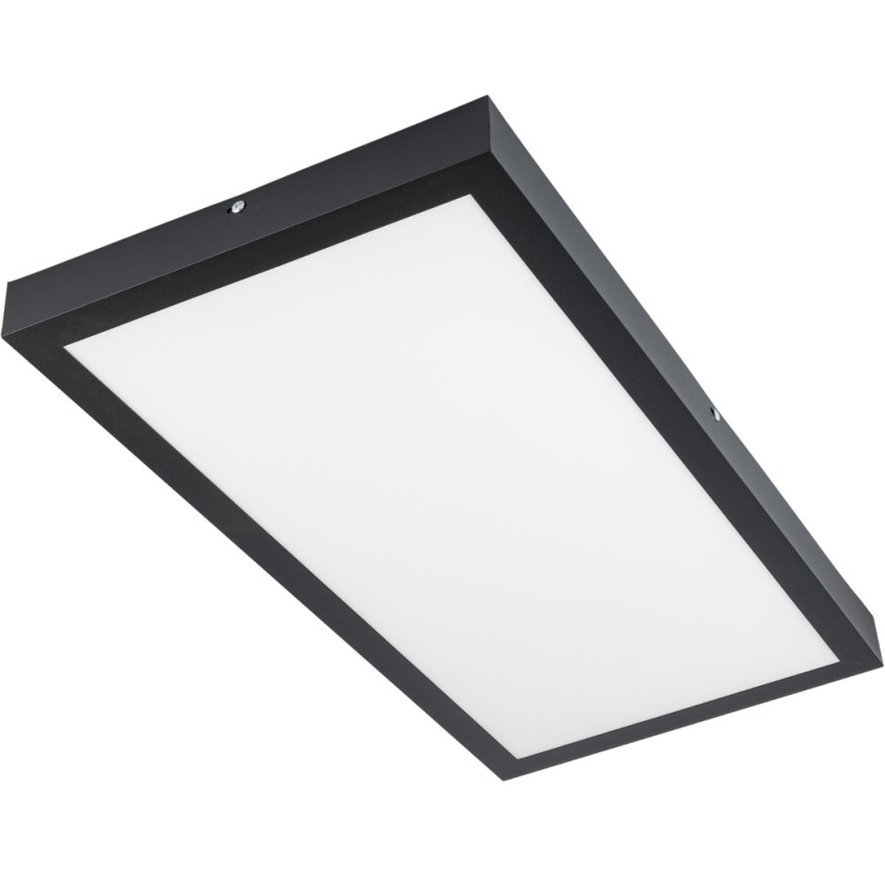 Stropný panel LED s povrchovou montážou 30x60 cm 24W 4000K 1900lm IP20 Plafond BLACK