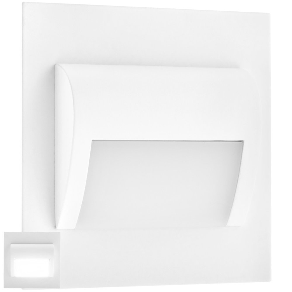 Decorus 9 LED 1,2W schodiskové svietidlo biele PROVERO studené