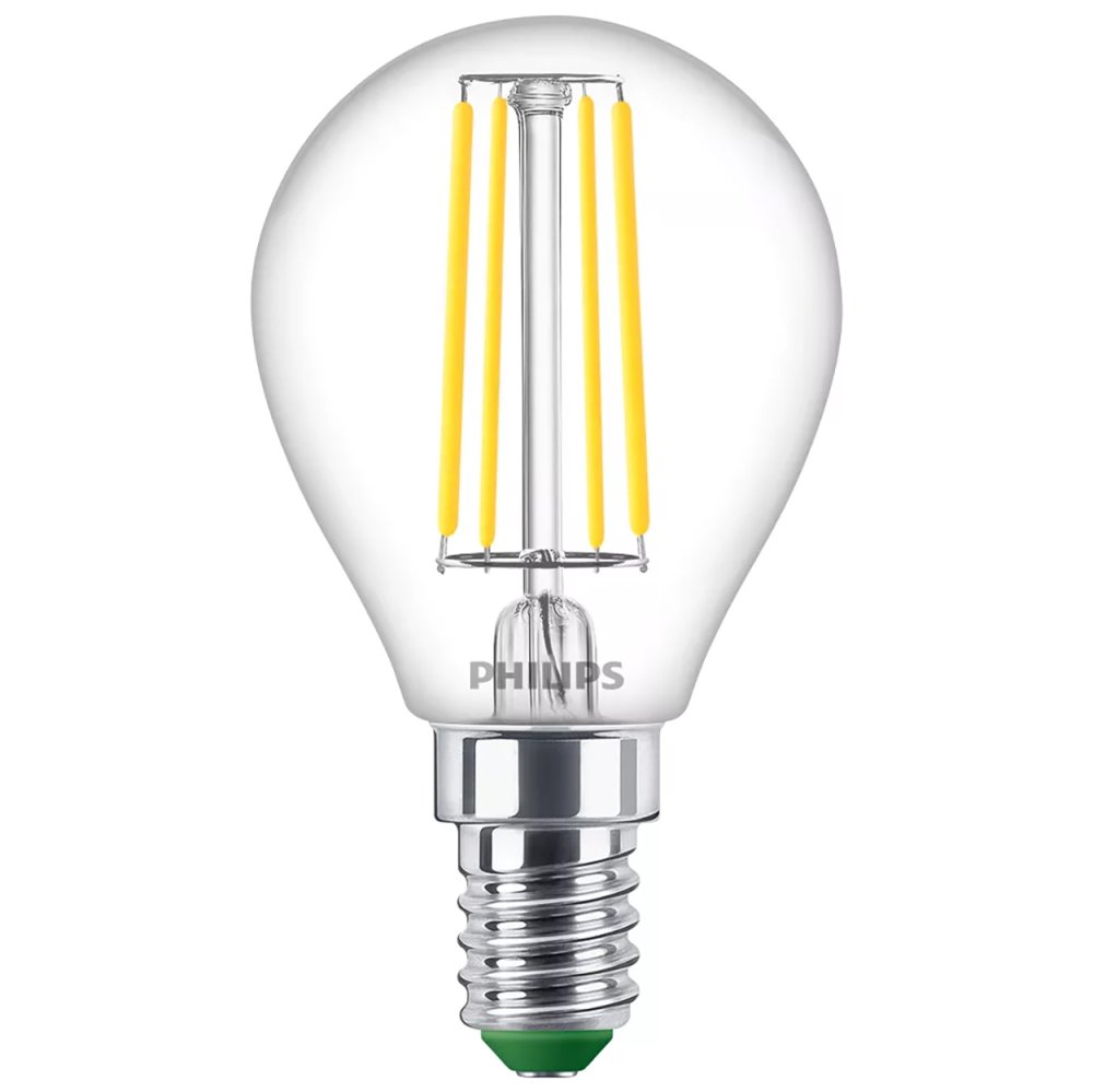 E-shop LED žiarovka E14 Ball P45 2,3W = 40W 485lm 210lm/W 4000K Neutral 300° CLASS A UltraEfficient Philips