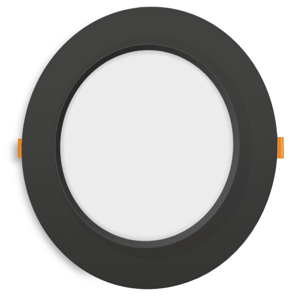 E-shop LED panel Zapustené svietidlo na zapustenú montáž 12W 1350lm 4000K Neutral Black Videx