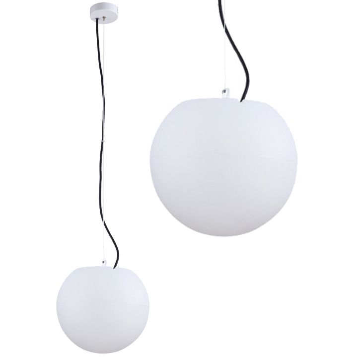 E-shop Vonkajšie závesné svietidlo CUMULUS S 9751 E27 IP65 30 cm presah biely Moderné Novodvorski