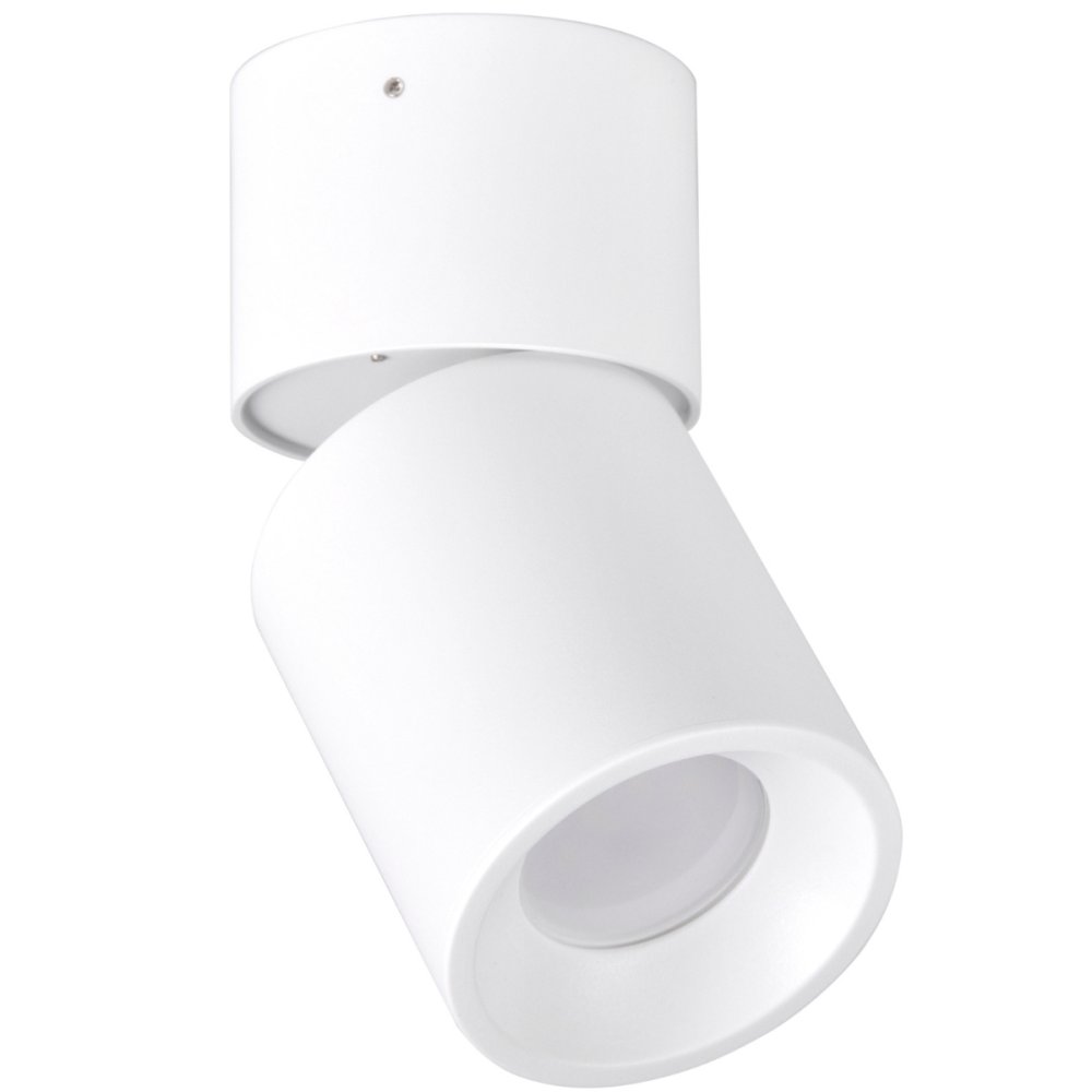 Halogénové svietidlo na povrchovú montáž SPOT TUBA Round Movable GU10 White NIXA GOLDLUX (Polux)