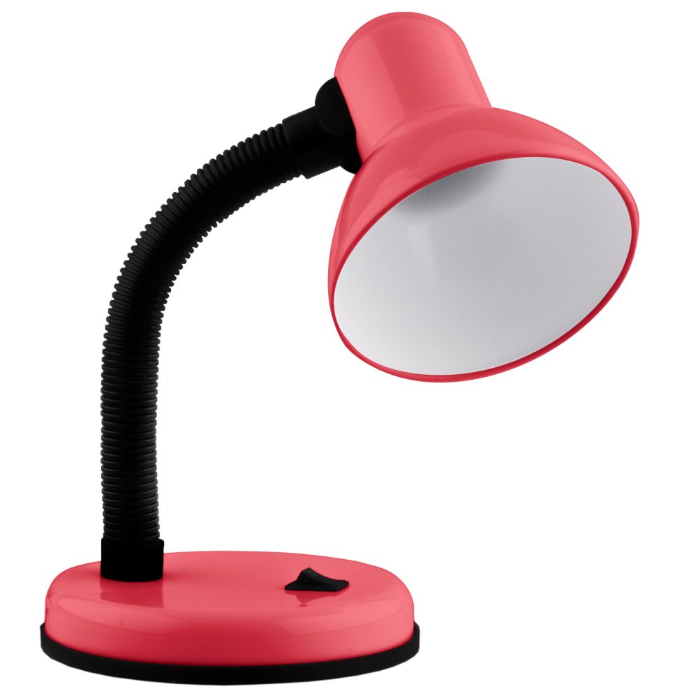Stolná stolná lampa Nastaviteľné školské nočné svetlo E27 Ružová