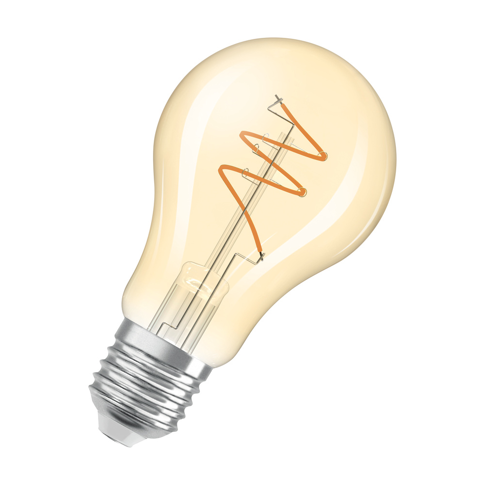 Dekoratívna LED žiarovka A60 E27 4,9W = 40W 470lm 2700K Warm CRI90 300° Filament Dimmable Vintage 1906 Osram