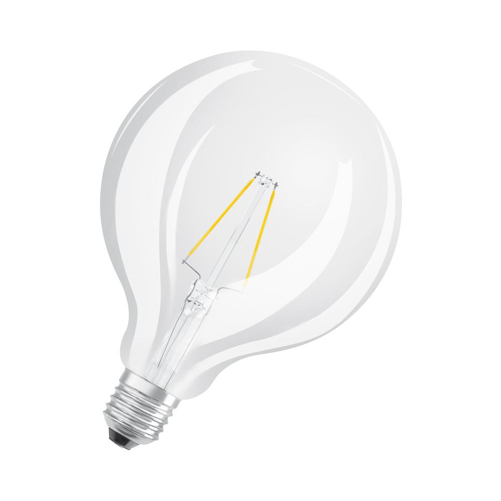 E-shop LED žiarovka E27 G125 2,5W = 25W 250lm 2700K Teplé 300° vlákno LEDVANCE