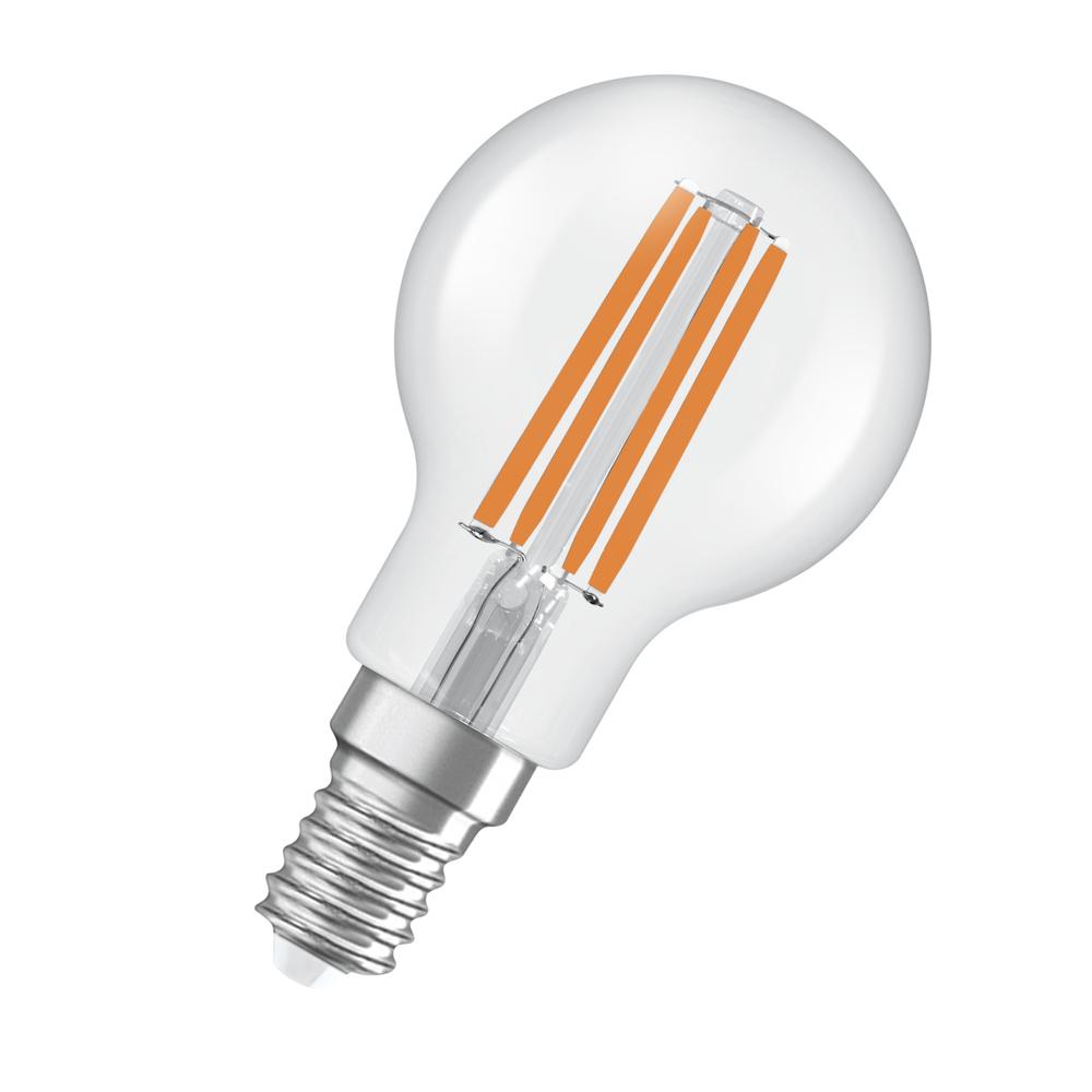 E-shop LED žiarovka P45 Ball E14 2,2W = 40W 470lm 2700K Warm 330° 214lm/W CLASSIC ENERGETICKÁ ÚSPORNOSŤ Osram