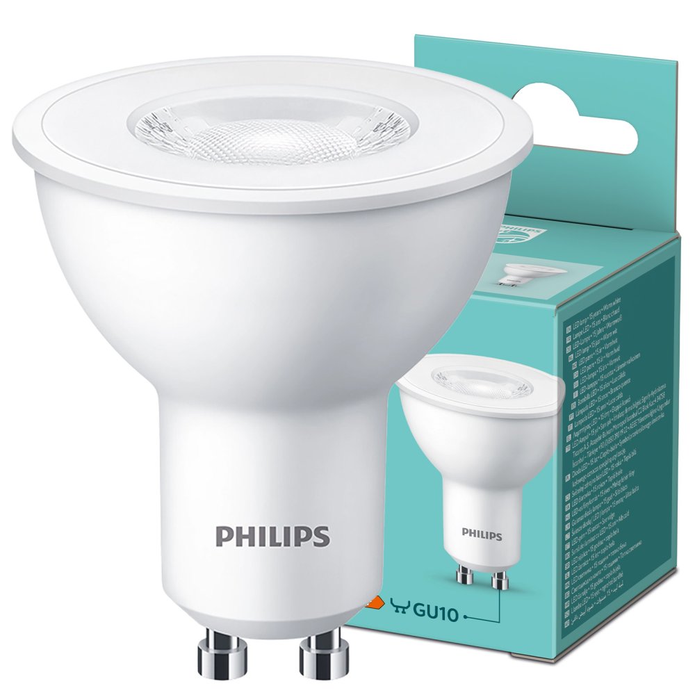 LED žiarovka GU10 Reflector PAR16 4,7W = 50W 400lm 2700K Warm 36° Essential Philips