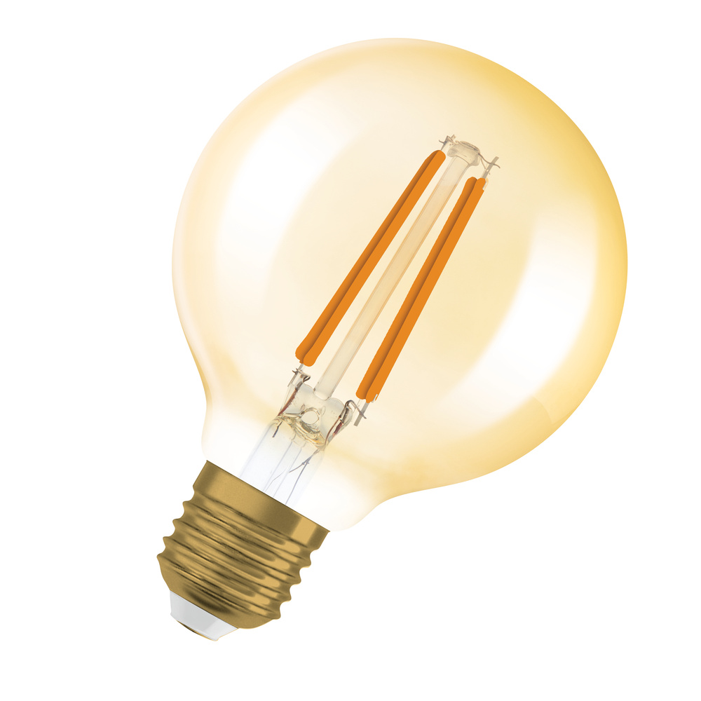 Dekoratívna LED žiarovka G80 Sphere E27 7,2W = 60W 806lm 2400K Warm 300° Dimmable Vintage 1906 Osram
