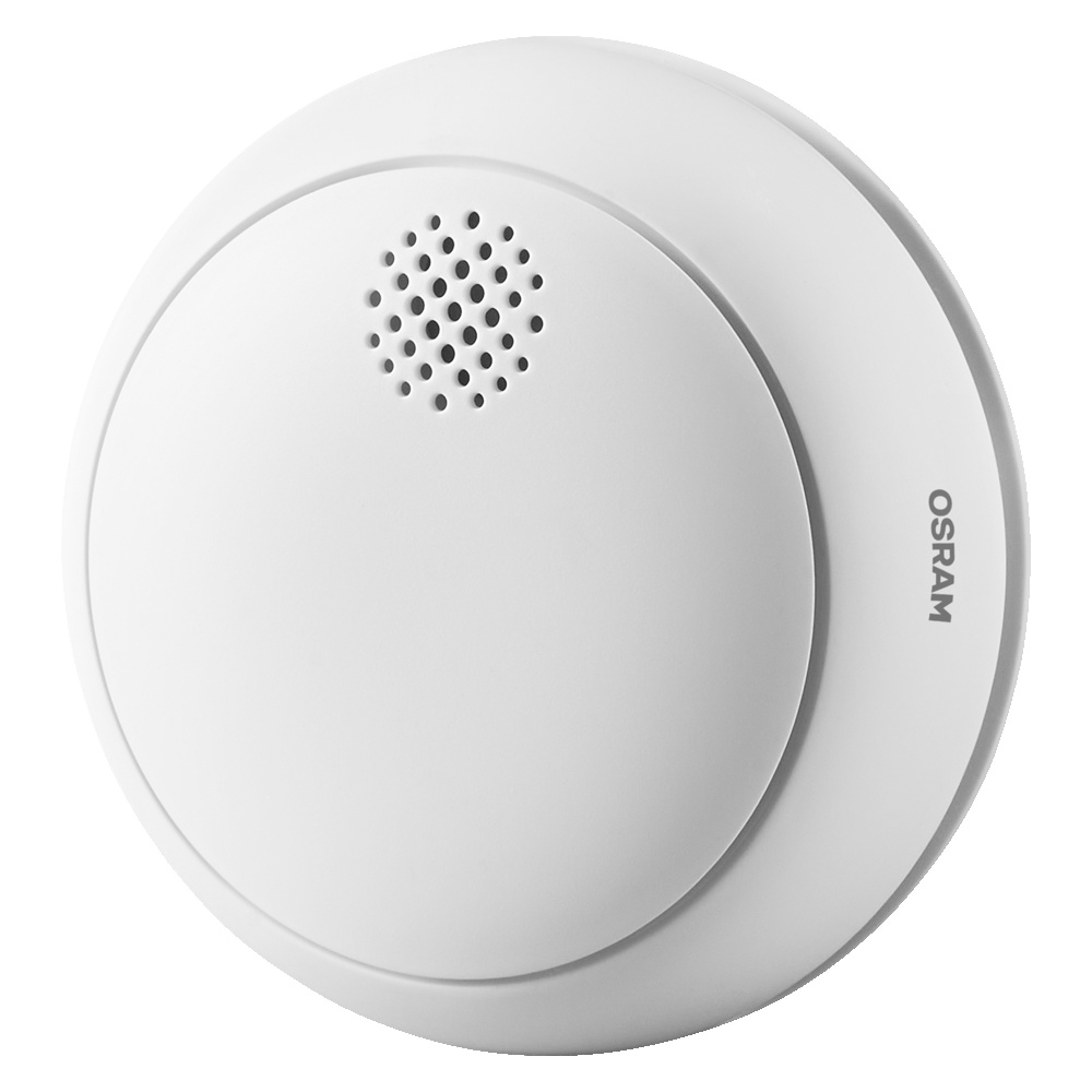 E-shop Bezdrôtový detektor dymu so sirénou 85dB biely Osram SMART WiFi
