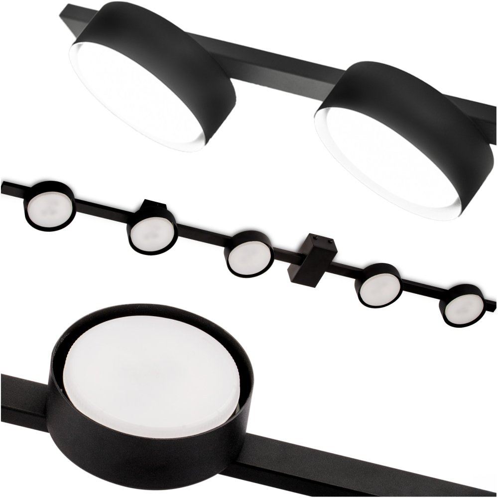 E-shop OVILO stropné svietidlo LED halogénové svietidlo 5x GX53 bodové nástenné svietidlo Reflektor LUMILED