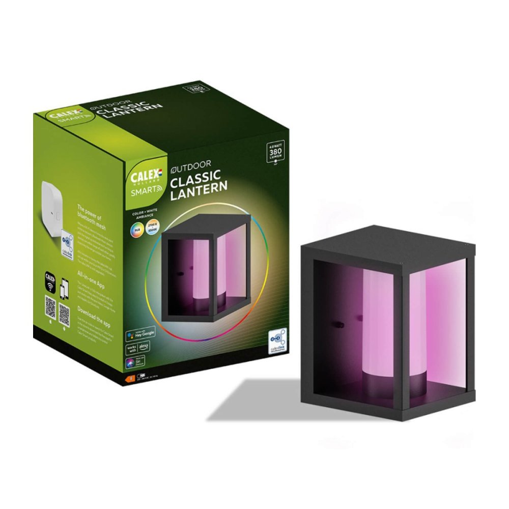 Lucerna Záhradná nástenná lampa LED Smart 4W BLUETOOTH MESH SMART TUYA RGB+CCT CALEX