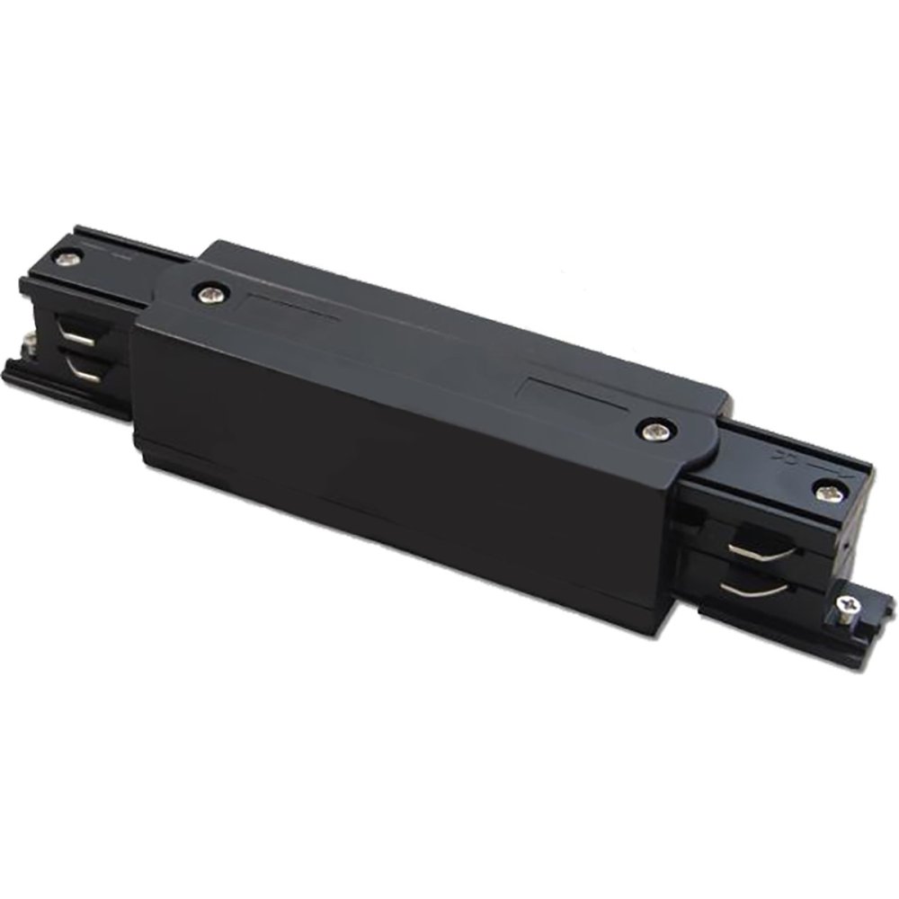 Priamy konektor pre 3-fázové prípojnice čierny