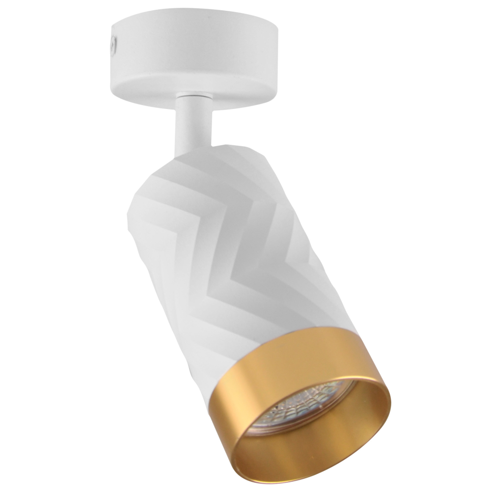 Nástenné a stropné bodové svietidlo GU10 White Gold ARRAS Sanico Goldlux