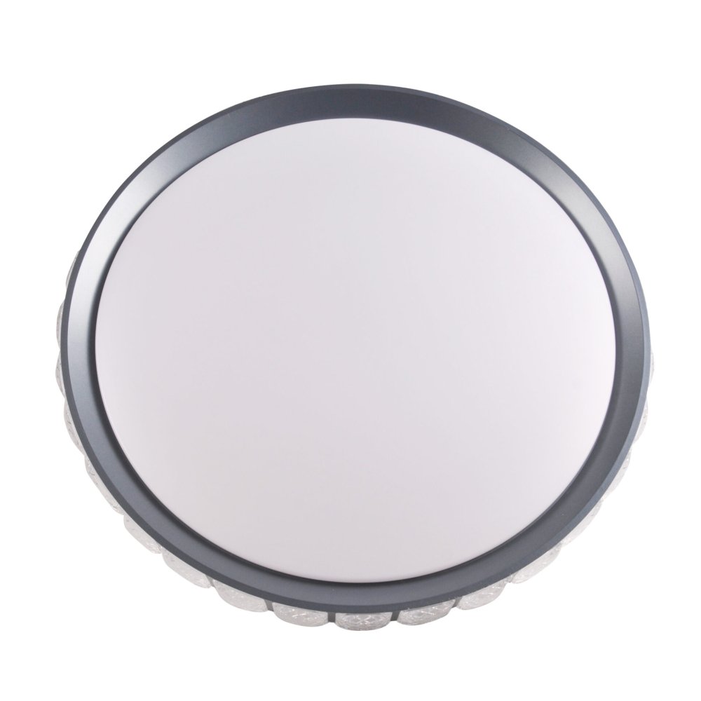 E-shop Stropný plafón LED 72W 8000lm CCT 120° biely čierny IP44 stmievateľný s diaľkovým ovládaním NINA Goldlux