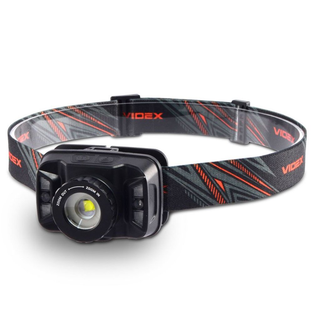 E-shop LED dobíjacia hlavová baterka s dotykovým senzorom 5W 270lm 5000K H045Z ZOOM VIDEX
