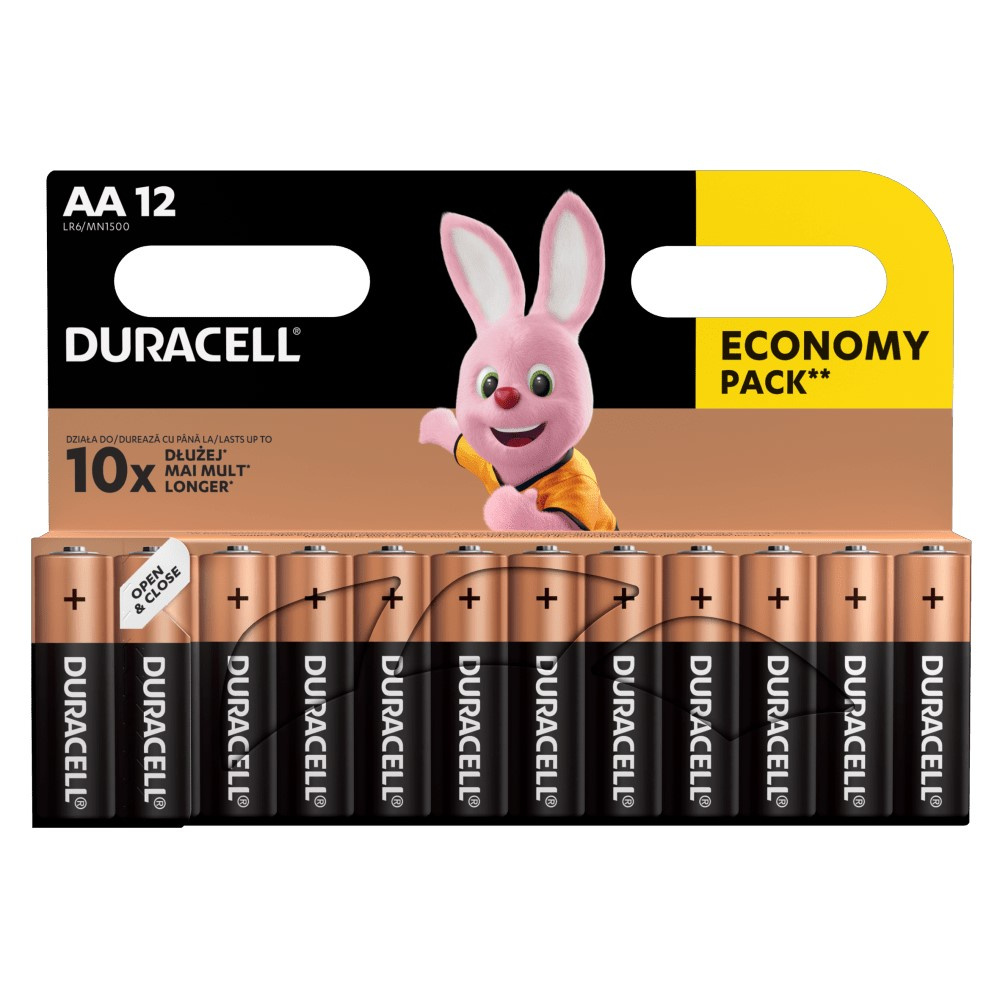 Duracell Basic AA alkalické batérie LR6 blister 12ks