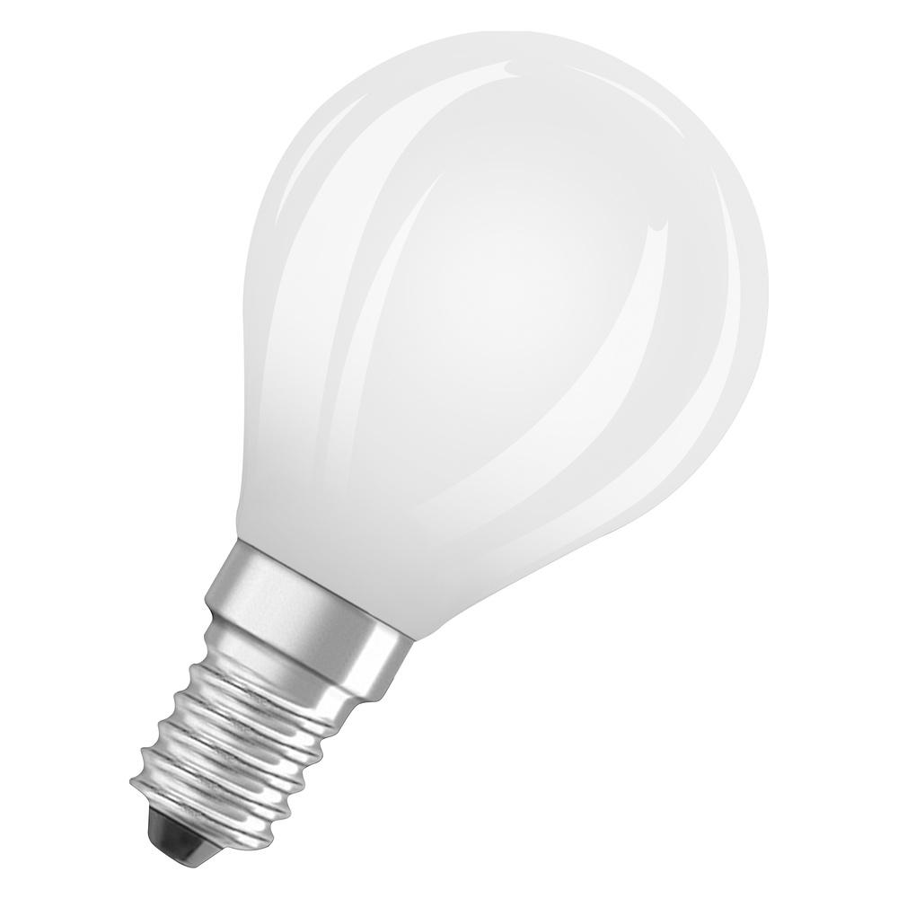 LED žiarovka P45 Ball E14 2,2W = 40W 470lm 2700K Warm 330° 214lm/W CLASSIC ENERGETICKÁ ÚSPORNOSŤ Osram