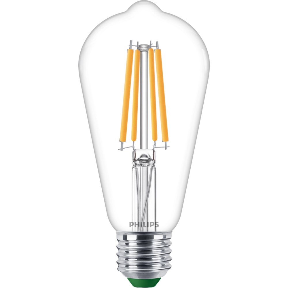 E-shop Edison E27 ST64 4W = 60W 840lm 2700K Teplé vlákno LED žiarovky PHILIPS Ultra Efficient