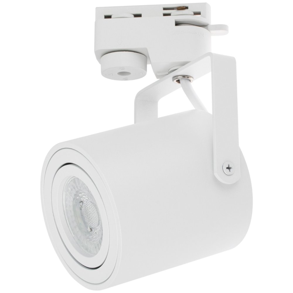 GU10 Busbar Spotlight White Matt Jednofázové svetlo Busbar