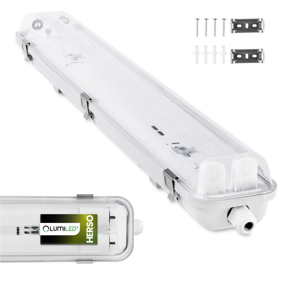 E-shop LED nehorľavé svietidlo 60cm 2xT8 G13 IP65 OHLD-218 Lumiled