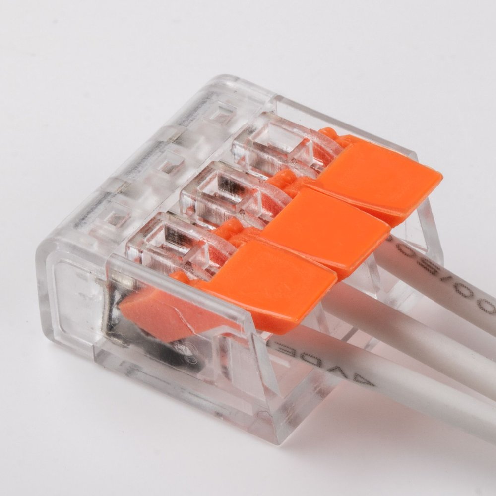 E-shop Rýchlospojka elektrická na drôt 3x4mm 3-pólová 32A 450V 10 ks Lumiled