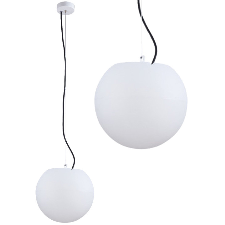 Vonkajšie závesné svietidlo CUMULUS S 9751 E27 IP65 30 cm presah biely Moderné Novodvorski
