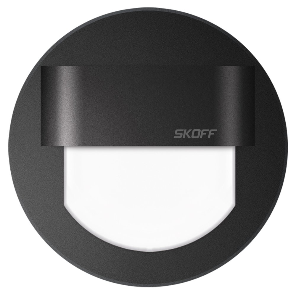 LED schodiskové svietidlo 0,8W 3000K 10V DC IP20 čierne matné RUEDA STICK Skoff