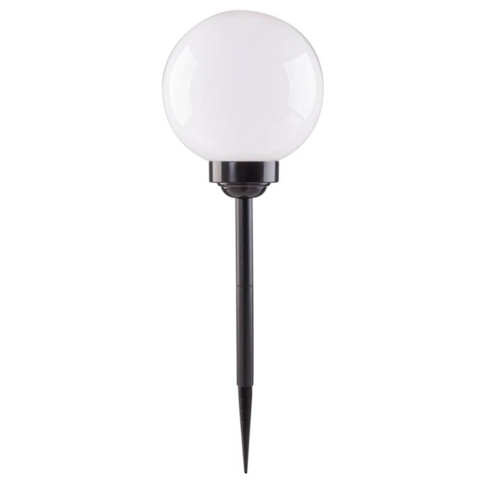 Solárna záhradná lampa LED 6500K IP44 30cm - biela guľa ATRIS LUMILED