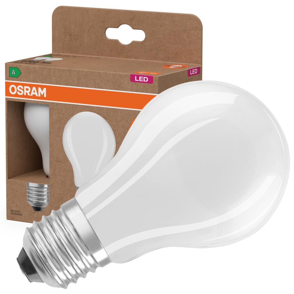 2x LED žiarovka A60 E27 5W = 75W 1055lm 2700K Warm 300° Filament CLASSIC ENERGETICKÁ ÚSPORNOSŤ Osram
