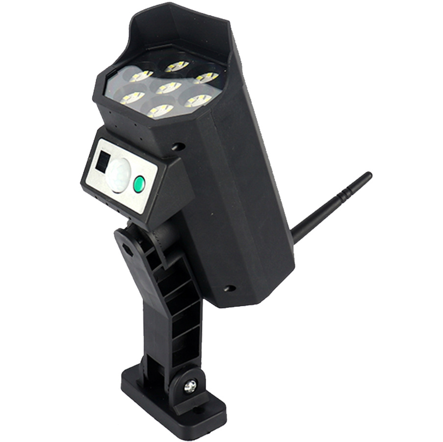 E-shop LED solárna vonkajšia kamera atrapa Záhradný senzor + diaľkové ovládanie