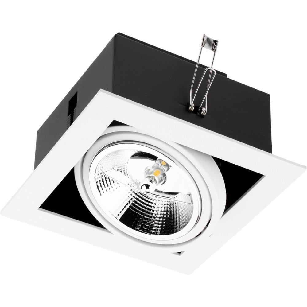 Halogénové svietidlo GU10 ES111 Square White CANIS LUMILED na zapustenú montáž