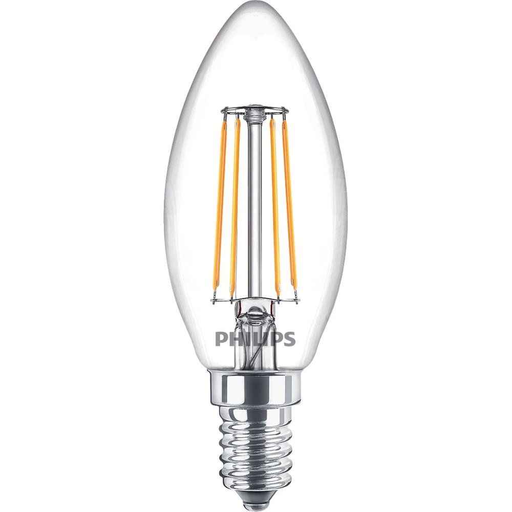 E-shop 3x LED žiarovka E14 Candle B35 4,3W = 40W 470lm 2700K Warm FILAMENT Philips