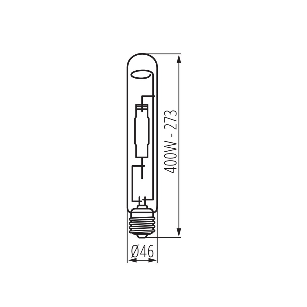 E-shop Metalhalogenidová žiarovka E40 400W - 1927W 38000lm 4200K neutrálna Kanlux