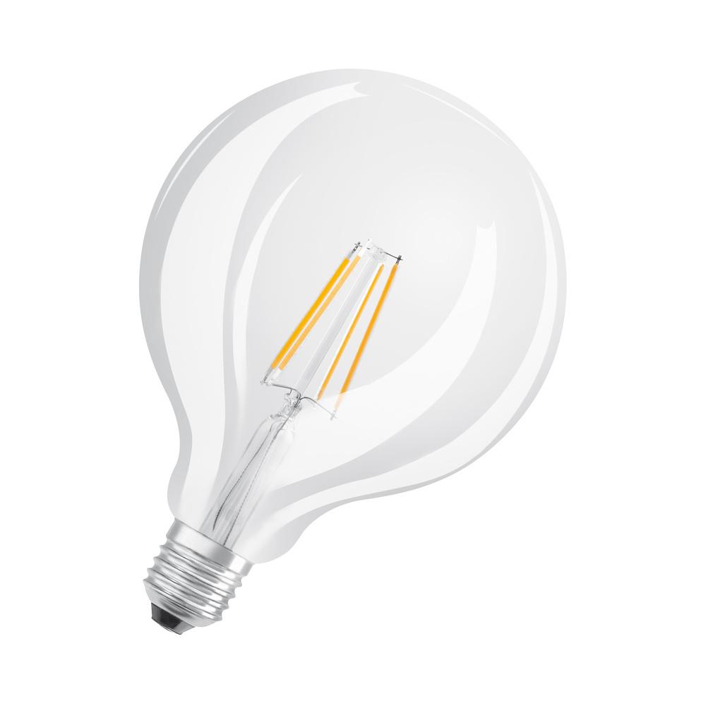 E-shop LED žiarovka E27 G125 4W = 40W 470lm 2700K Warm 300° Filament OSRAM Retrofit