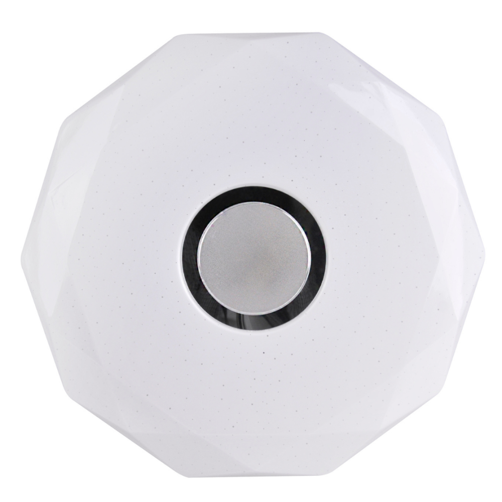 Plafón LED stropný 68W 7500lm CCT 120° biely IP44 diaľkovo stmievateľný Diamond Sanico Goldlux