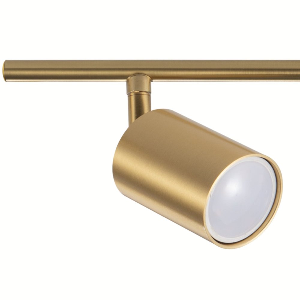 E-shop Stropné nástenné svietidlo reflektor bodový 4x GU10 zlaté GOLDI Sanico Goldlux