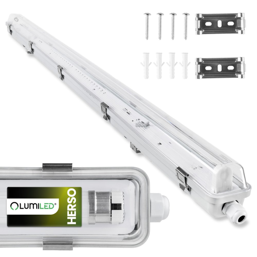 E-shop Ohňovzdorné LED svietidlo 120cm 1x T8 G13 IP65 HERSO Lumiled