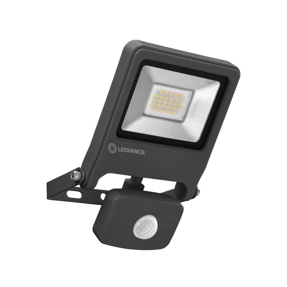 LED reflektor 20W 1700lm 4000K IP44 sivý so senzorom pohybu LEDVANCE Floodlight Endura