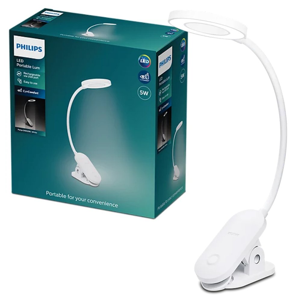 Stolná LED lampa 5W 200lm 4000K White Forys Philips