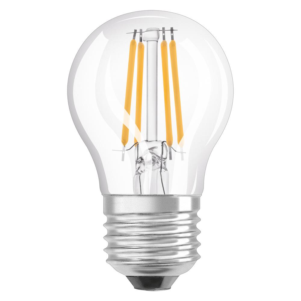 LED žiarovka E27 P45 4,2W = 40W 470lm 2700K Teplá 320° CRI97 Stmievateľná Ledvance