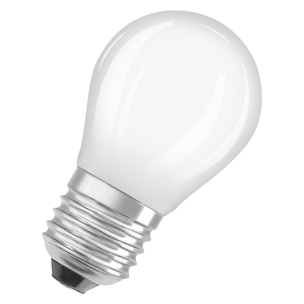E-shop LED žiarovka P45 Ball E27 1,2W = 25W 255lm 4000K Neutral 330° 213lm/W CLASSIC ENERGETICKÁ ÚSPORNOSŤ Osram